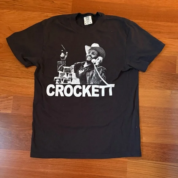 Black Graphic T-Shirt with Charley Crockett Design - Picture 1 of 1